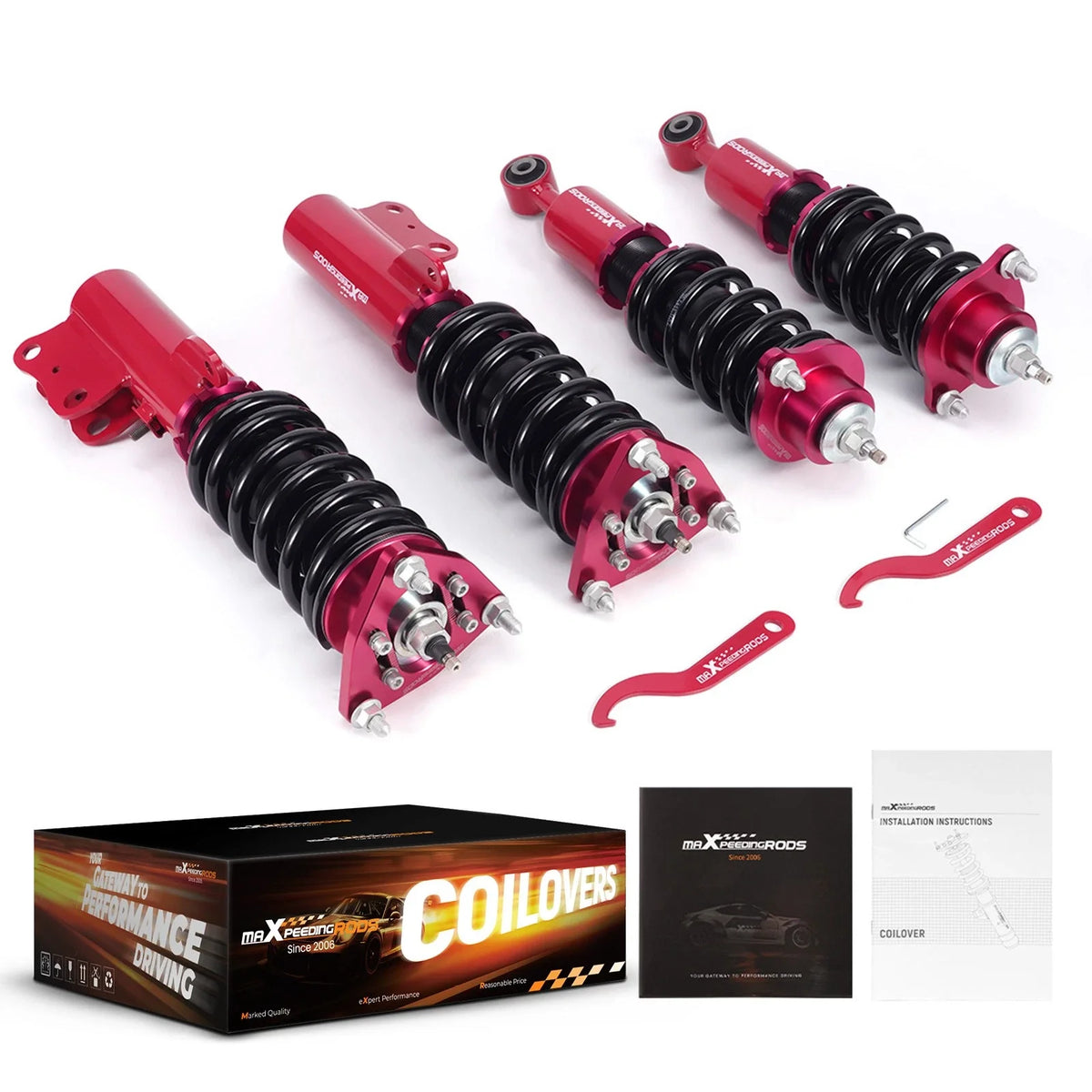Adjustable Coilover Suspension Kit for Mitsubishi Lancer (2008-2016)