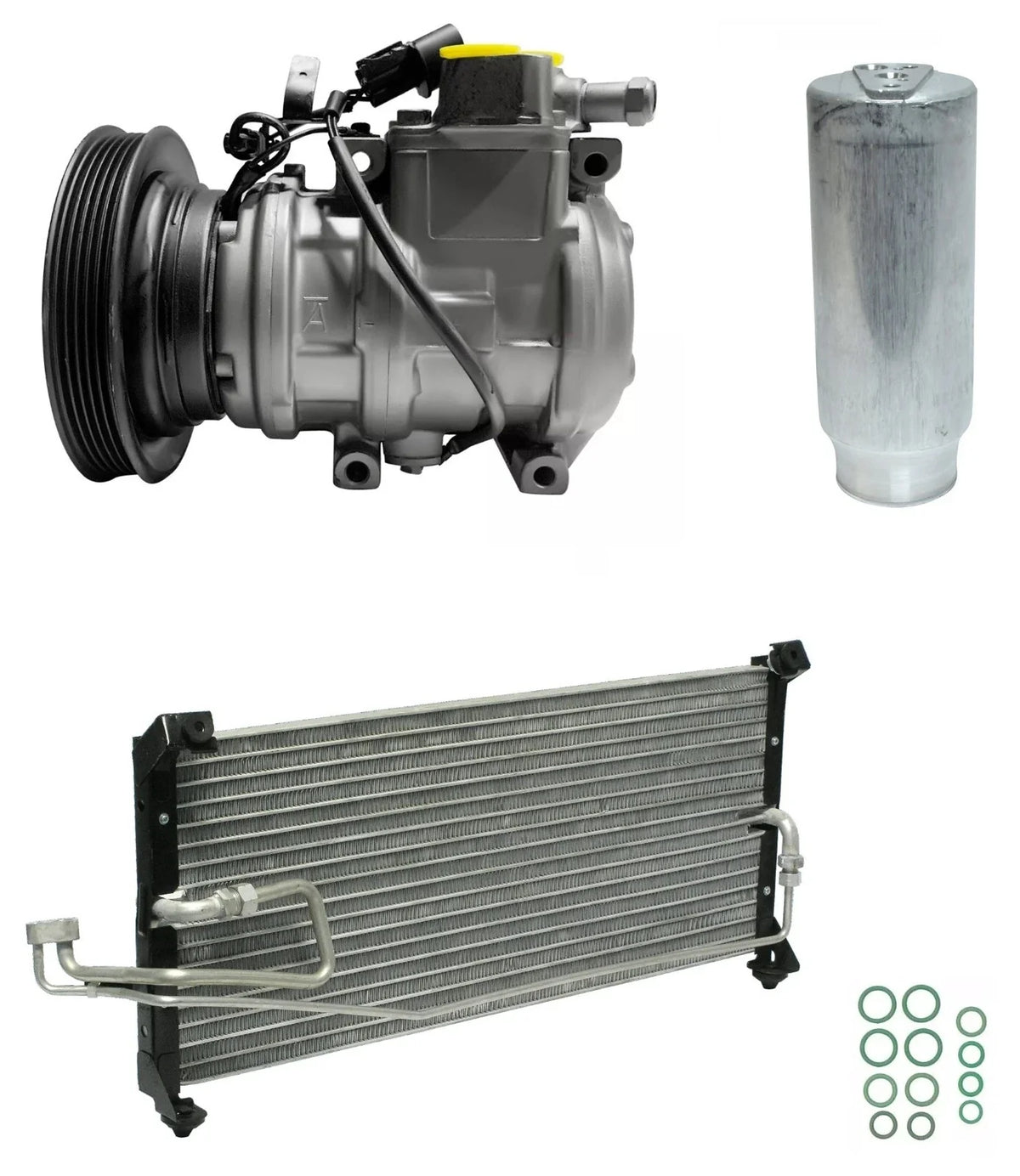 AC Compressor Kit with Condenser for Chrysler Sebring 2.0L (1999–2000)