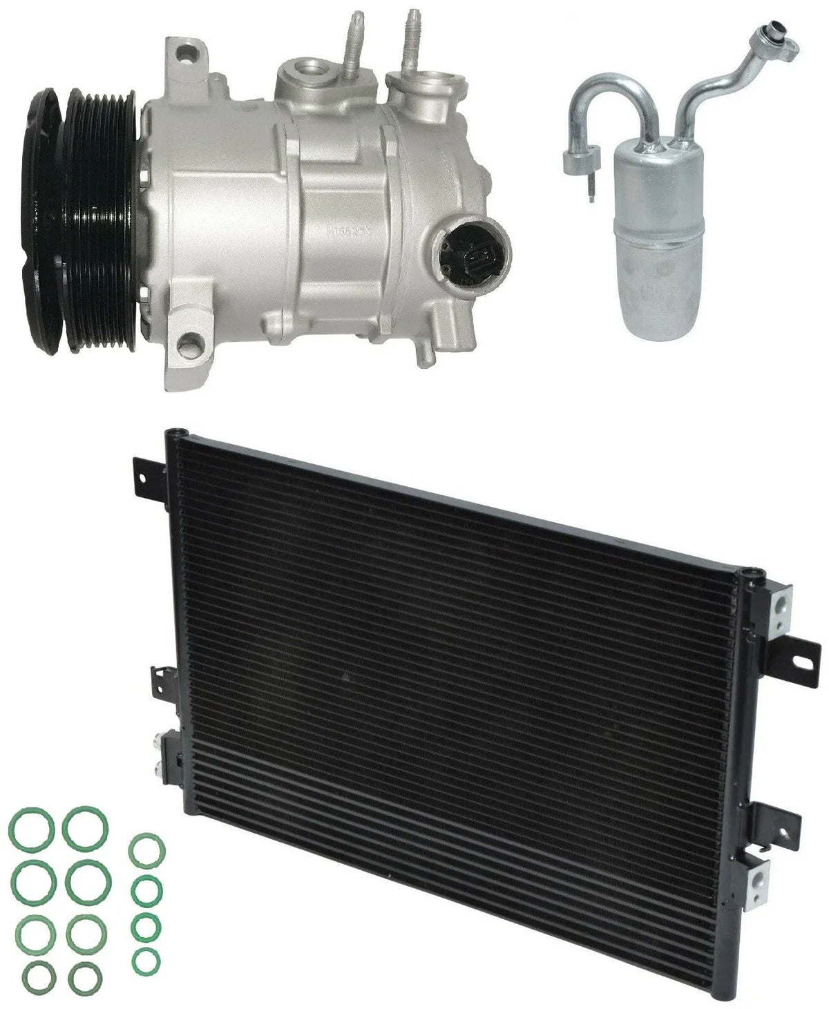 A/C Compressor Kit With Condenser for Dodge Avenger 2.4L (2013–2014)