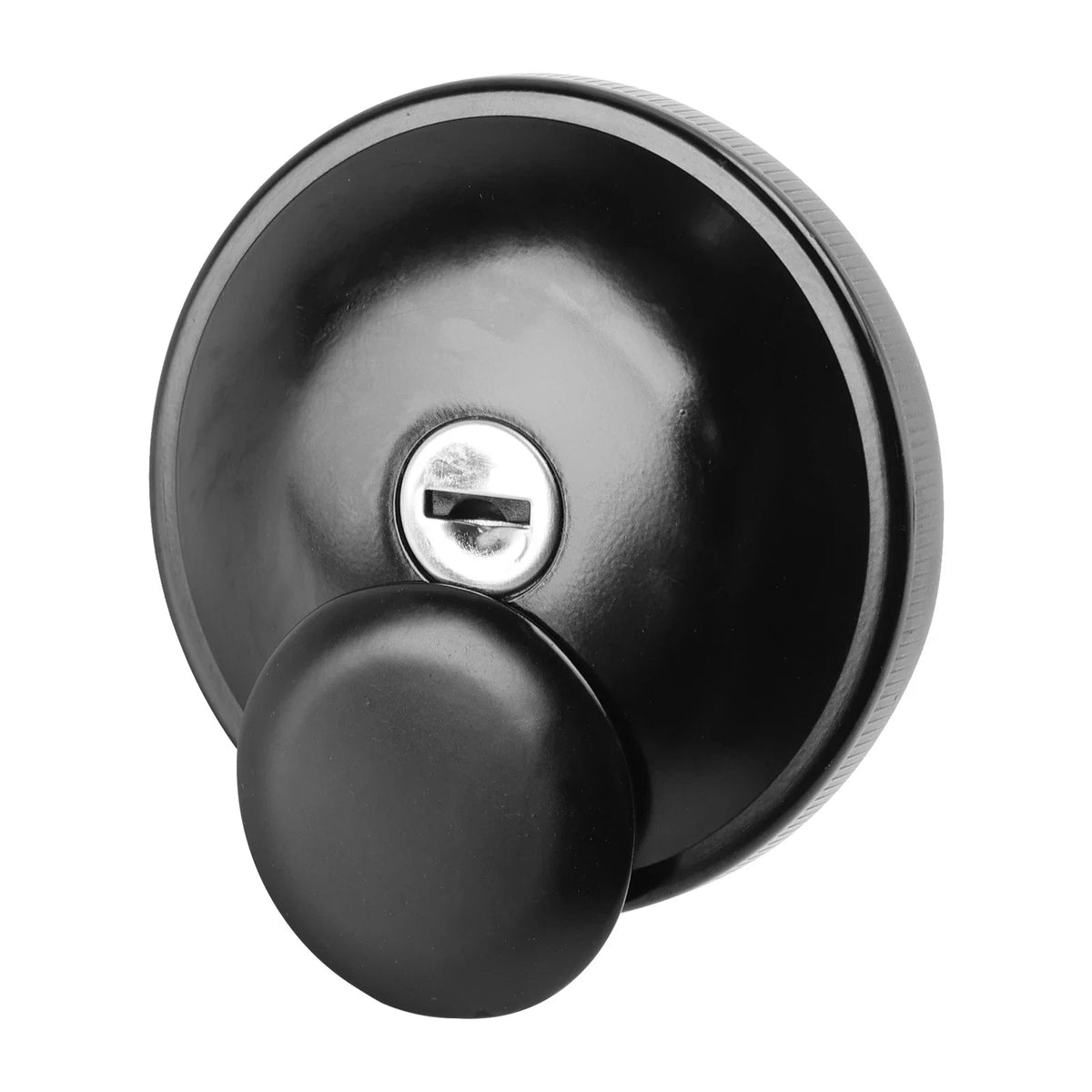 Vented Black Gas Cap for Harley Softail Sportster Dyna (2000–2021)
