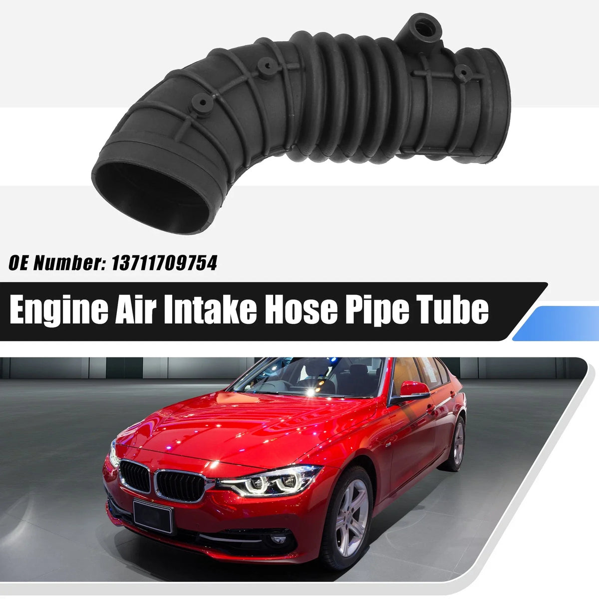 Engine Air Intake Hose Pipe No. 13711709754 for BMW 3 Series (1987–1991)