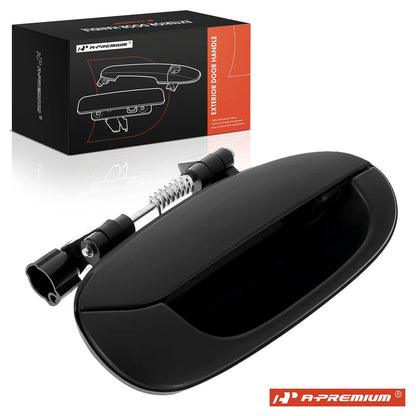Rear Right Black Exterior Door Handle for Kia Spectra (2002–2004)