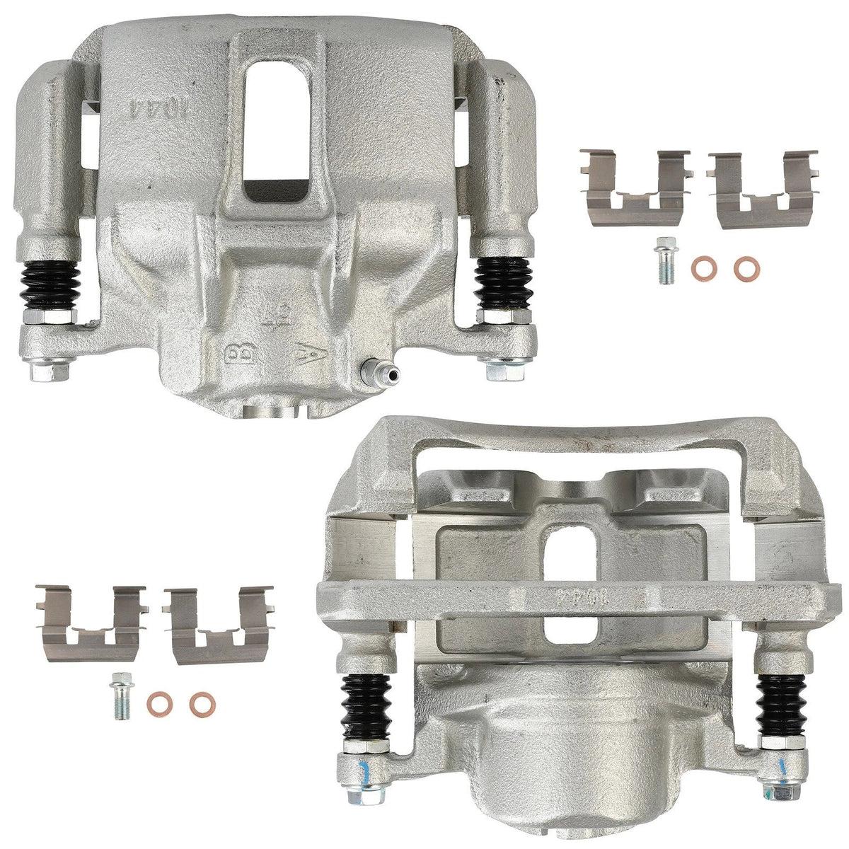 Front Pair of Brake Calipers w/ Bracket for 2003-2004 Honda Accord V6