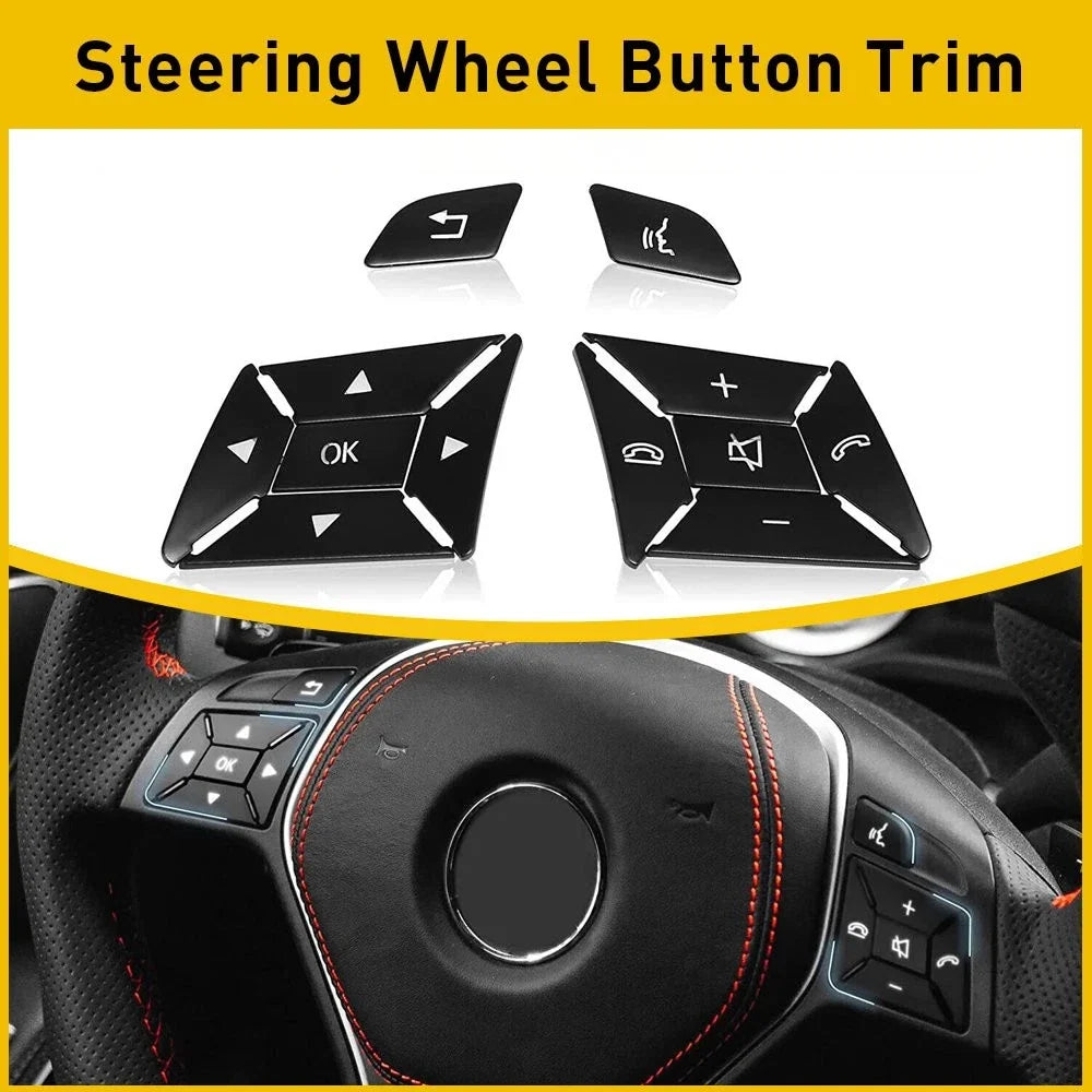 Steering Wheel Trim Button for Mercedes Benz E300 E350 (2012–2017)