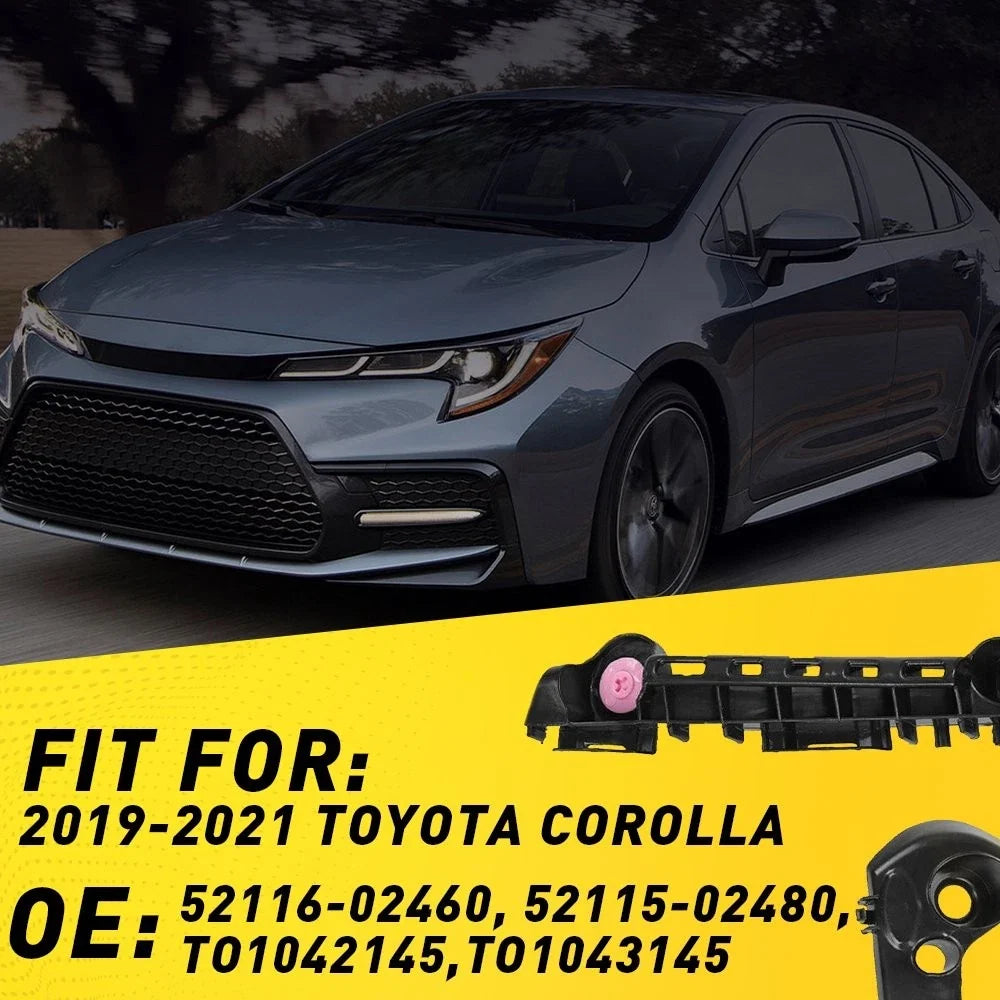 Front Bumper Retainer for Toyota Corolla (2019–2021) Driver Passenger Side