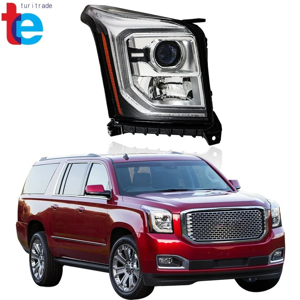 Right Passenger HID Headlight for GMC Yukon XL (2015-2020) 1PCS No Bulb