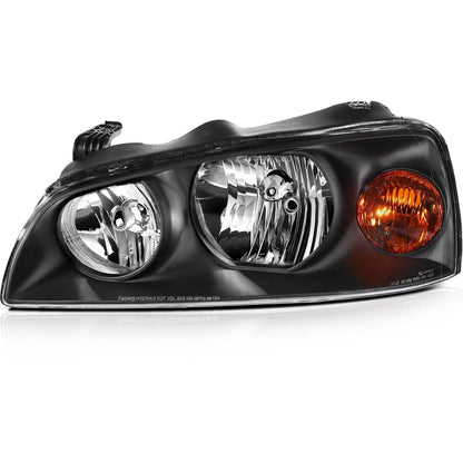 Headlight Assembly for Hyundai Elantra (2004–2006) Black Housing Pair