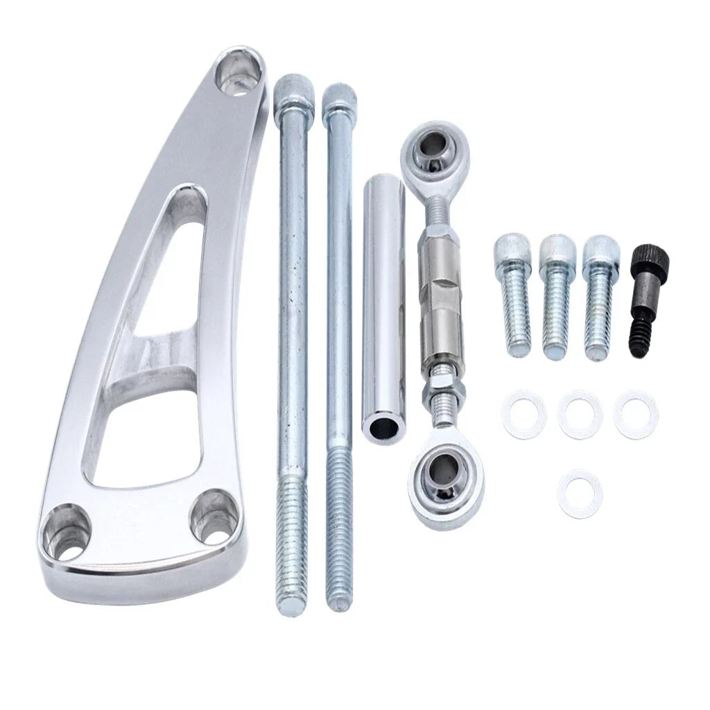 Alternator Bracket Kit for Big Block Chevy in Polished Aluminum 1965-1995