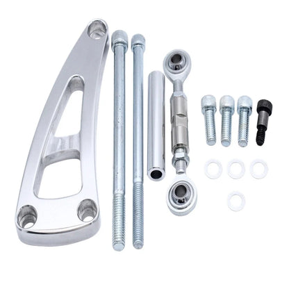 Alternator Bracket Kit for Big Block Chevy in Polished Aluminum 1965-1995