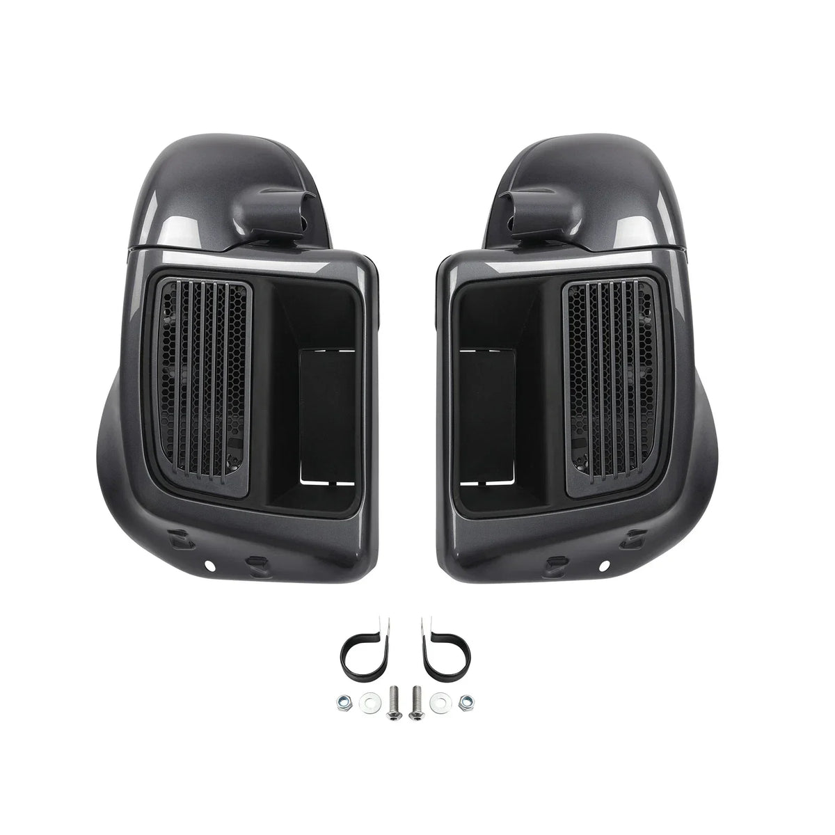Vented Fairings in Gauntlet Gray Metallic for Harley Electra Glide 2014-2023