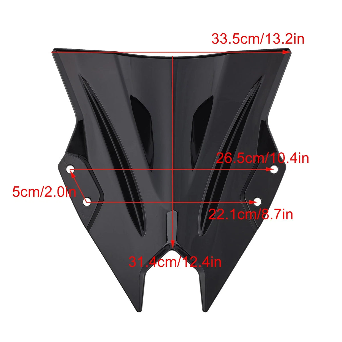 Windshield Windscreen for Kawasaki Ninja 500 EX500R (2024–2025)