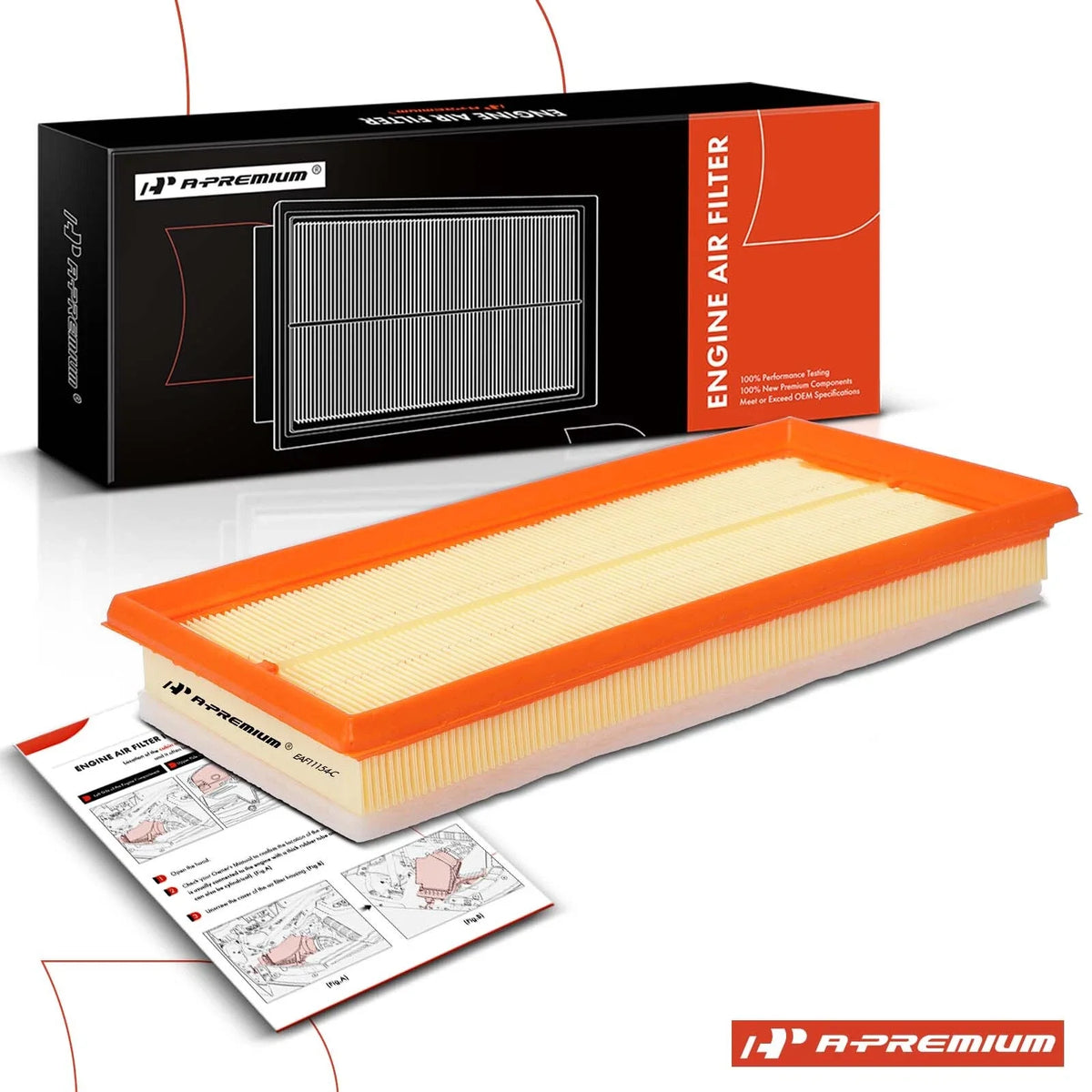 Engine Air Filter for Jeep Renegade (2019–2023) Fiat 500X Alfa Romeo Tonale