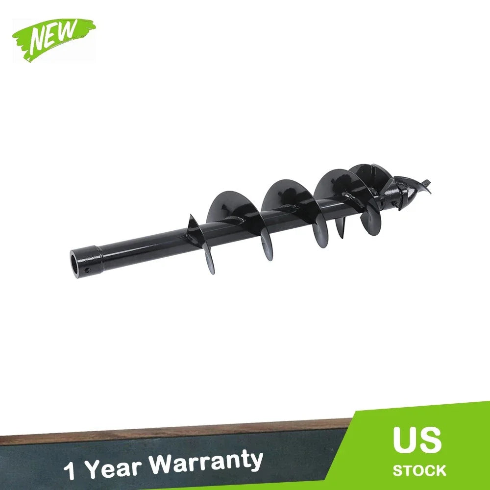 Auger Drill Rod Post Hole Attachment for Mini Excavator (200mm Diameter)