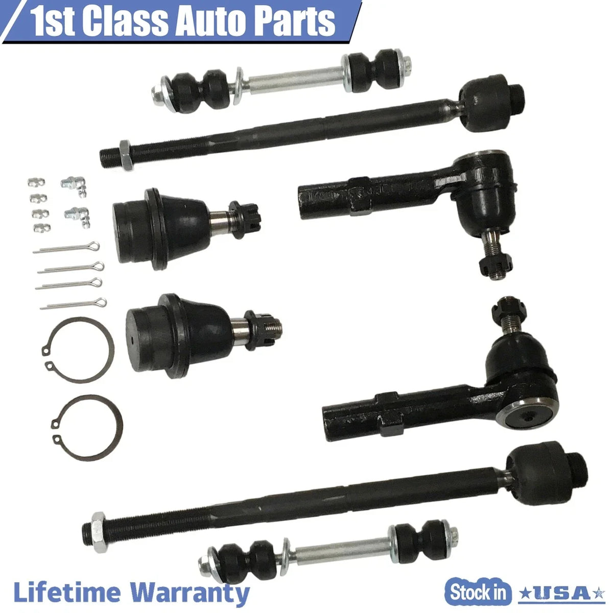 10pc Front Suspension Upper Control Arm Set for GM Trucks (2007–2014)
