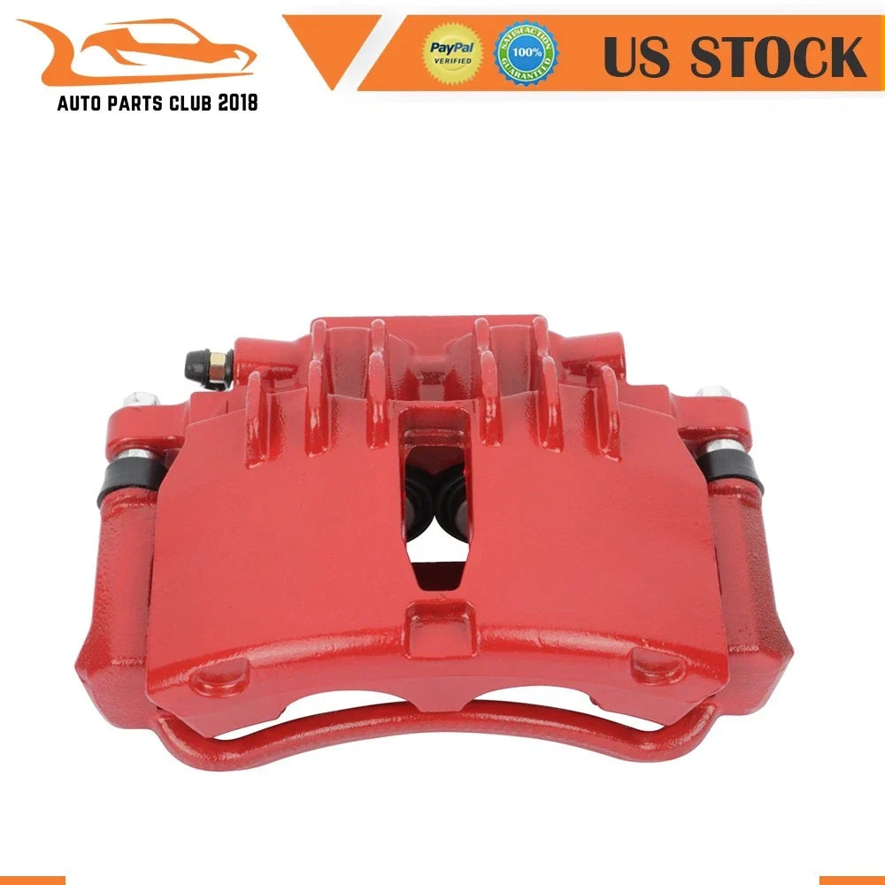 Front Left Red Brake Caliper w/ Bracket for Ford Mustang (1999–2002)