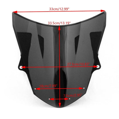 Windshield Windscreen for Kawasaki ZX6R (2009–2022), ZX10R (2008–2010) Iridium