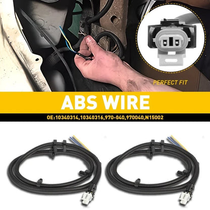 2X ABS Sensor Harness for Chevrolet DeVille 1994-2005
