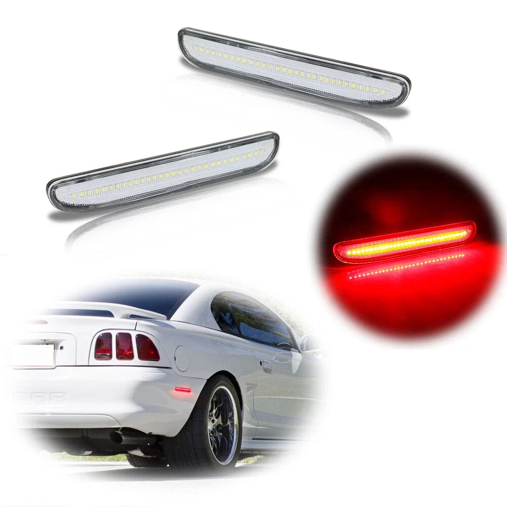 LED Rear Fender Side Reflector Lights for Ford Mustang (1994–1998)