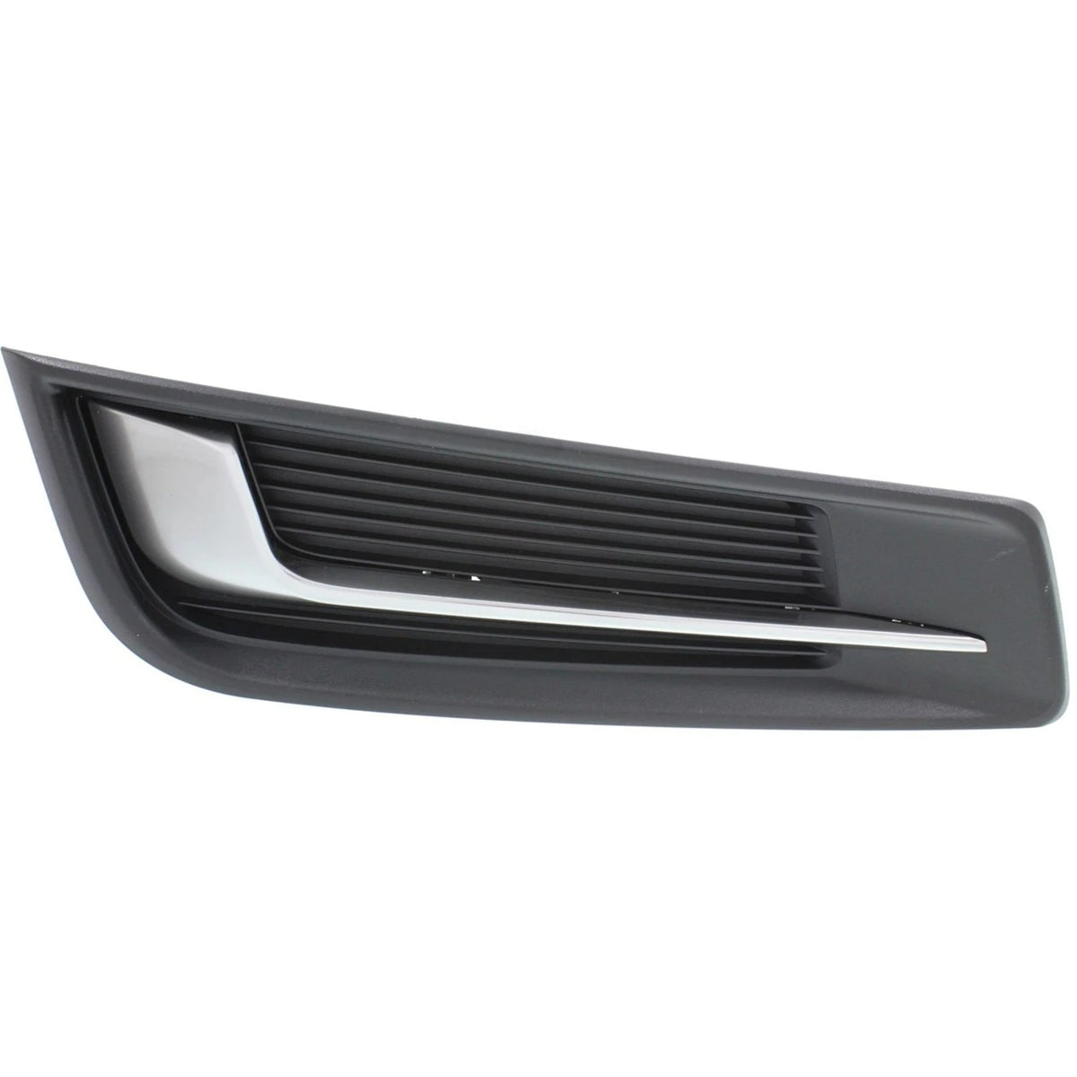 Bumper Grille Set of 2 for Cadillac XTS (2013–2015) Black Plastic