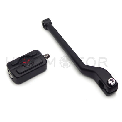 Heel Shift Lever with Skull Peg for Touring Harley Models 2014-2023