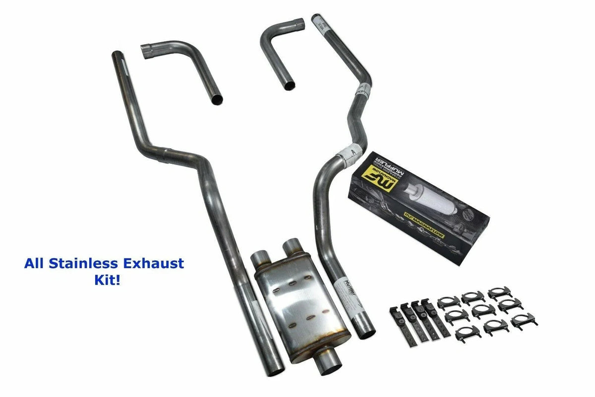 Dual Exhaust Kit for Ford F150 (2021–2025) Stainless Side Exit