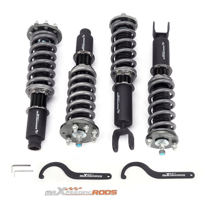 Racing Shock Struts Coilovers - 24-Way Adjustable for Honda Accord 2008-2012