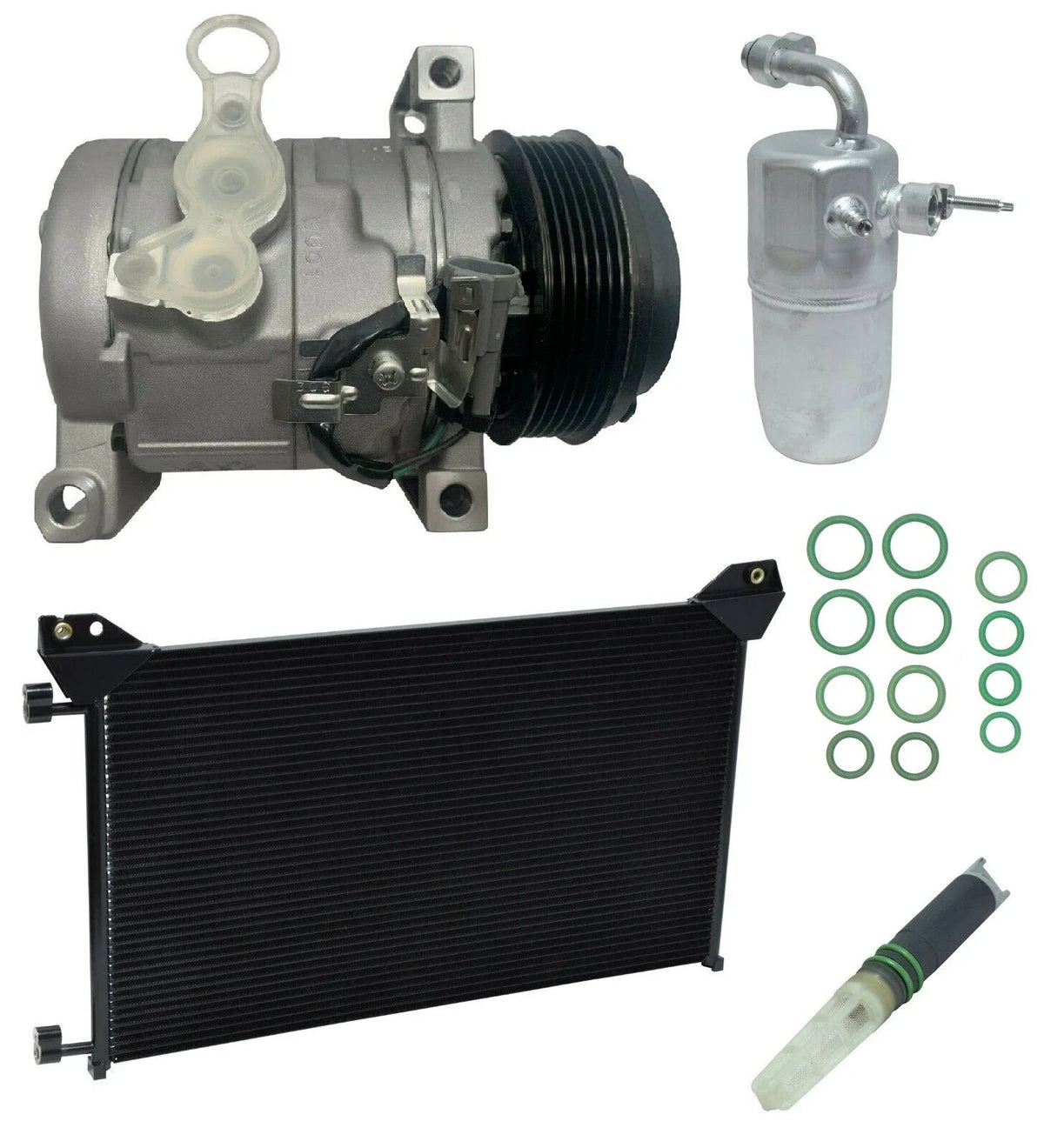 AC Compressor Kit With Condenser Replacement for GMC Sierra 2500 HD (2012–2015)