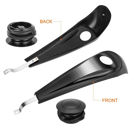 Cap Cover and Dash Fuel Console for Harley Davidson Electra 2008-2020