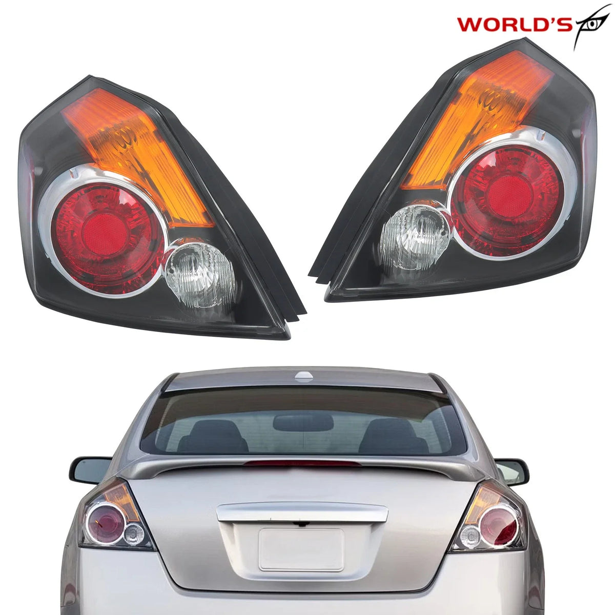 Tail Light Lamp Set for Nissan Altima 4-Door (2007–2012)