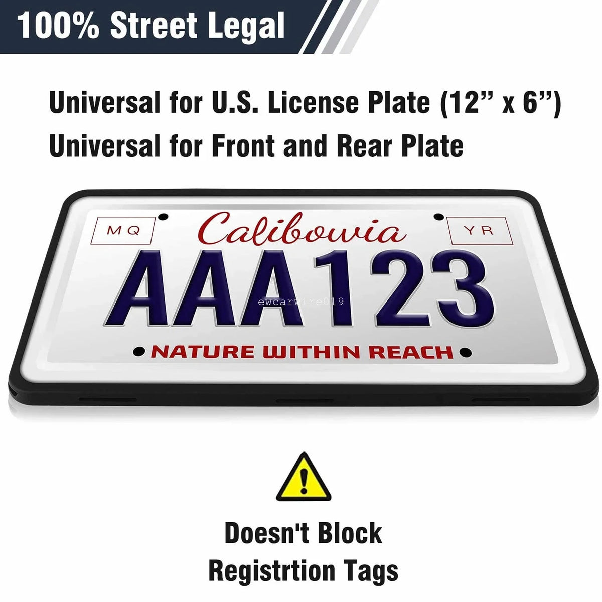License Plate Bracket Kit for Forester 2014–2023 Subaru