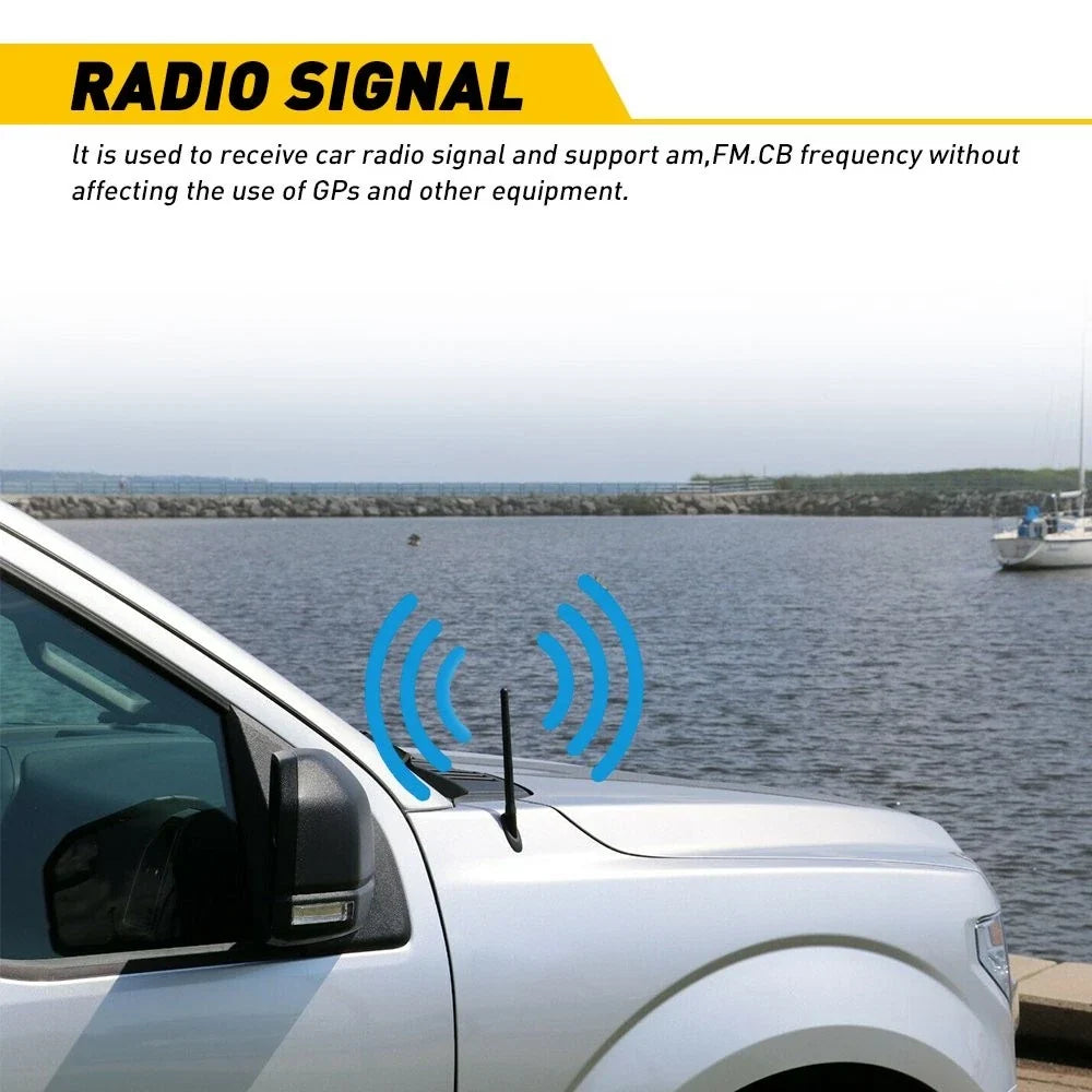 Rubber Antenna 7" Short for Jeep Dodge Chrysler Models