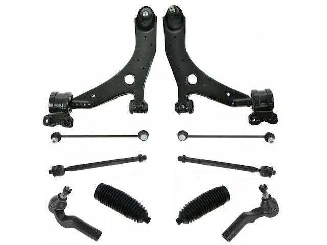Front Control Arm Ball Joint Tie Rod Sway Bar Link Kit for Mazda 3 (2004–2013)