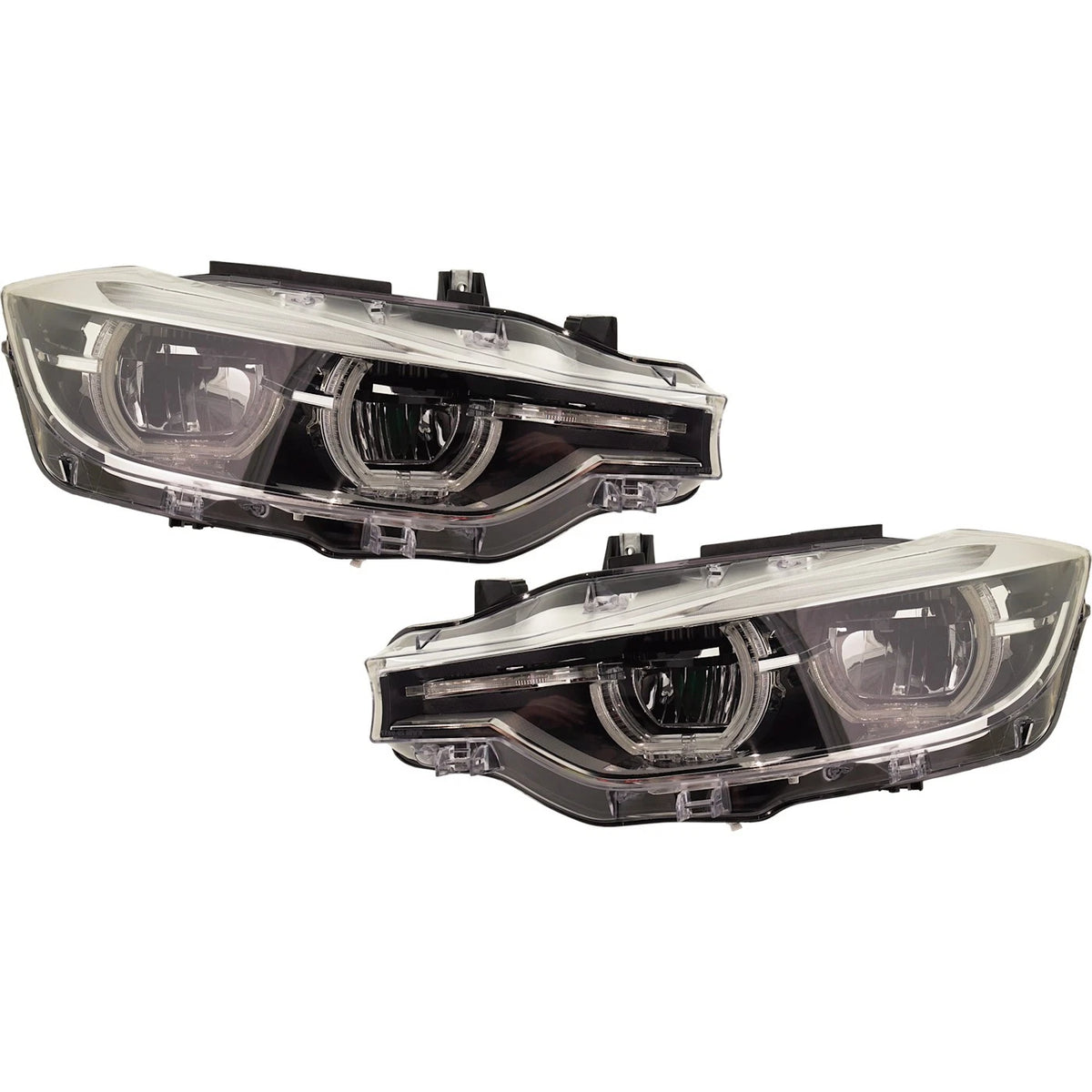 LED Headlight Set for BMW 330i xDrive (2017–2019) w/ Bulbs