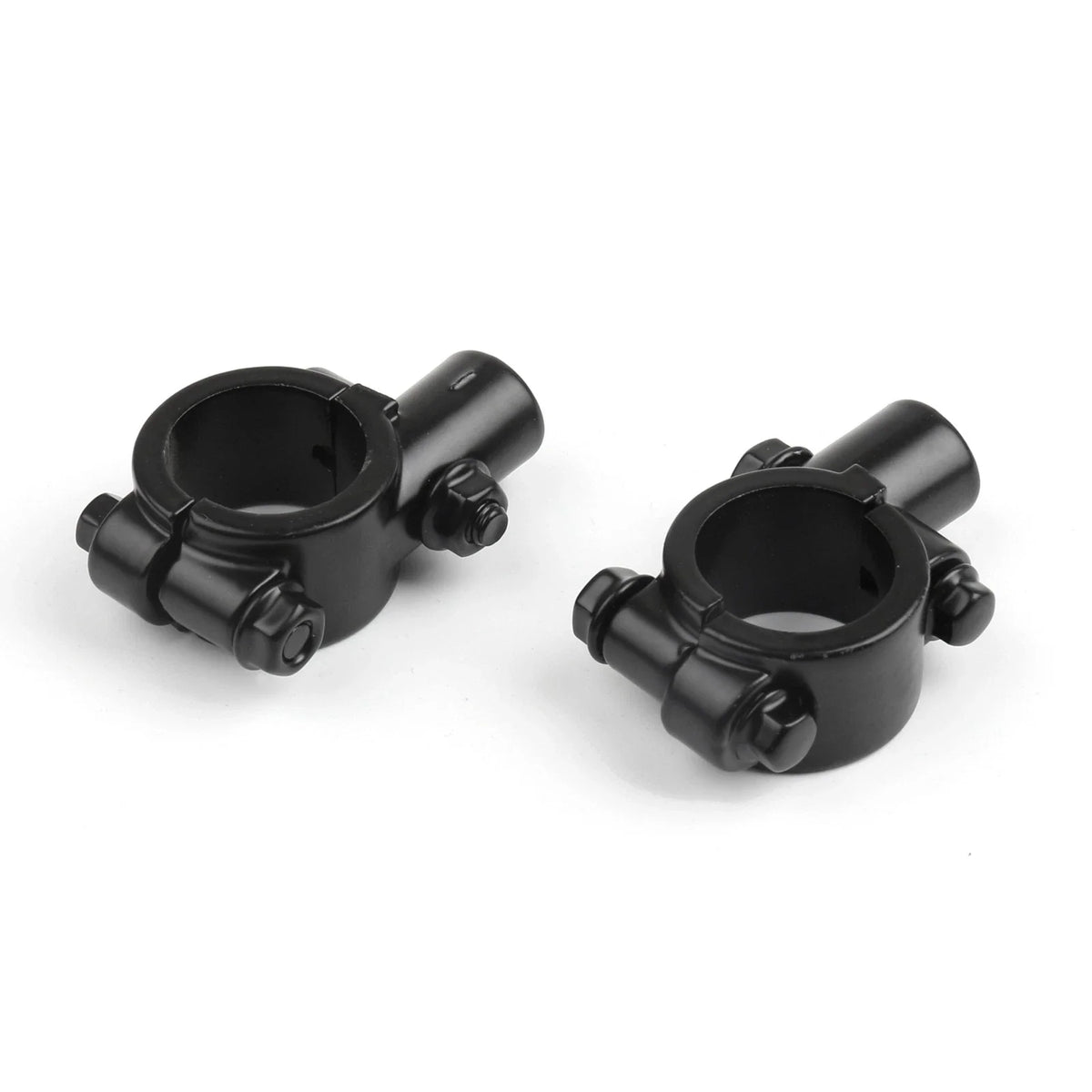 Motorcycle 1" Handlebar Mirror Mount Clamp Adaptor (10MM Thread)