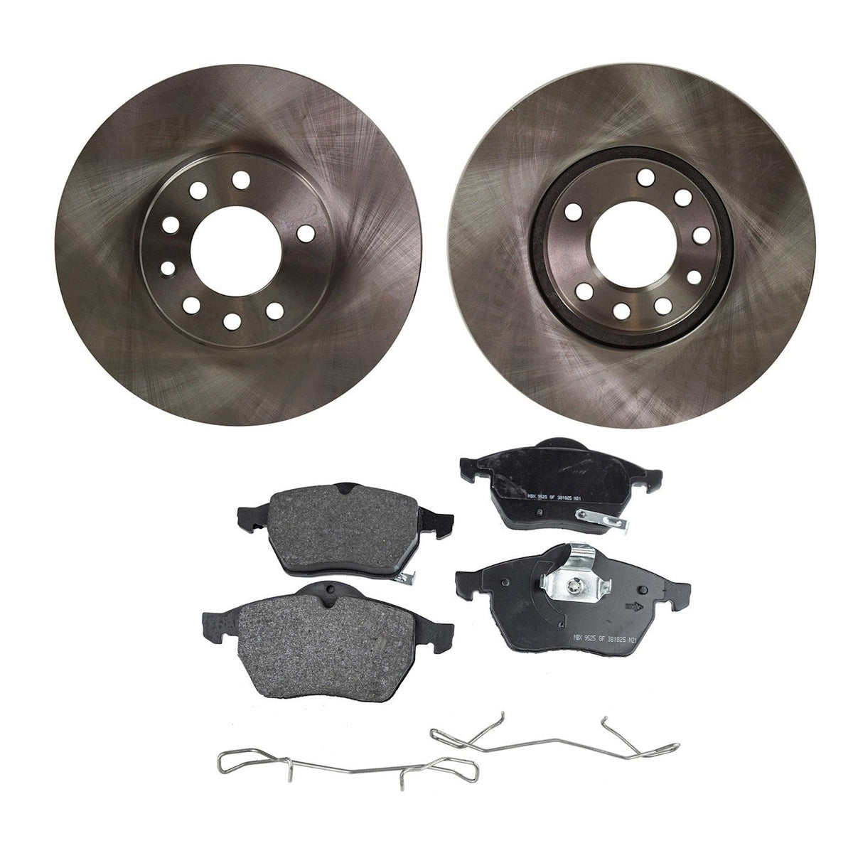 Disc Brake Rotors with Pads for Saab 9-3 and Saturn L300