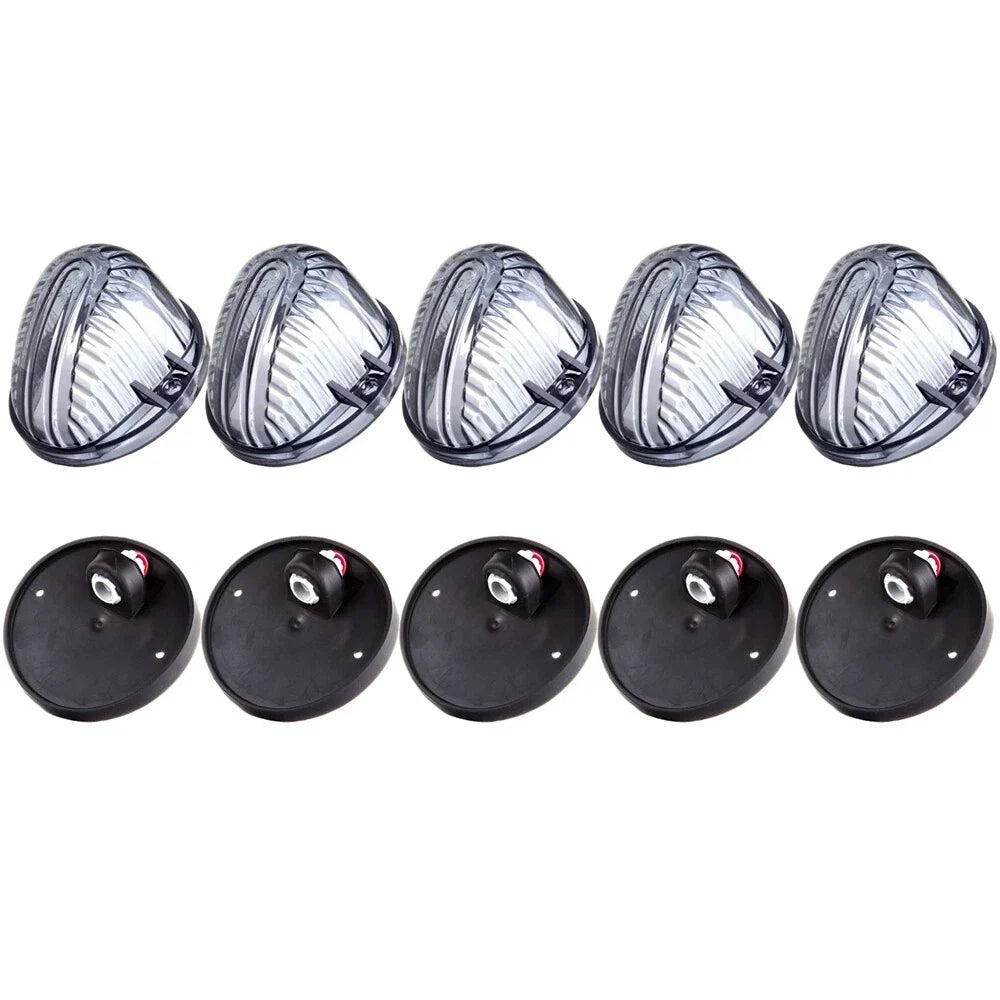 5X Smoke Cab Marker Light Lens for Chevrolet (1973–1991)