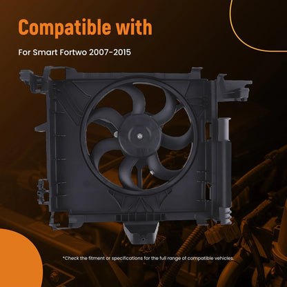 Radiator Cooling Fan Assembly for Smart Fortwo 2007-2015 0002009323