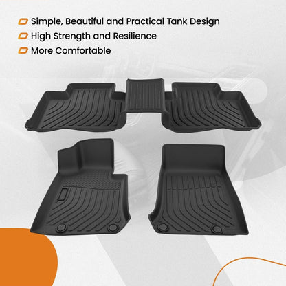 Floor Liners TPE All-Weather for Mercedes-Benz GLC43/GLC300 2016-2022