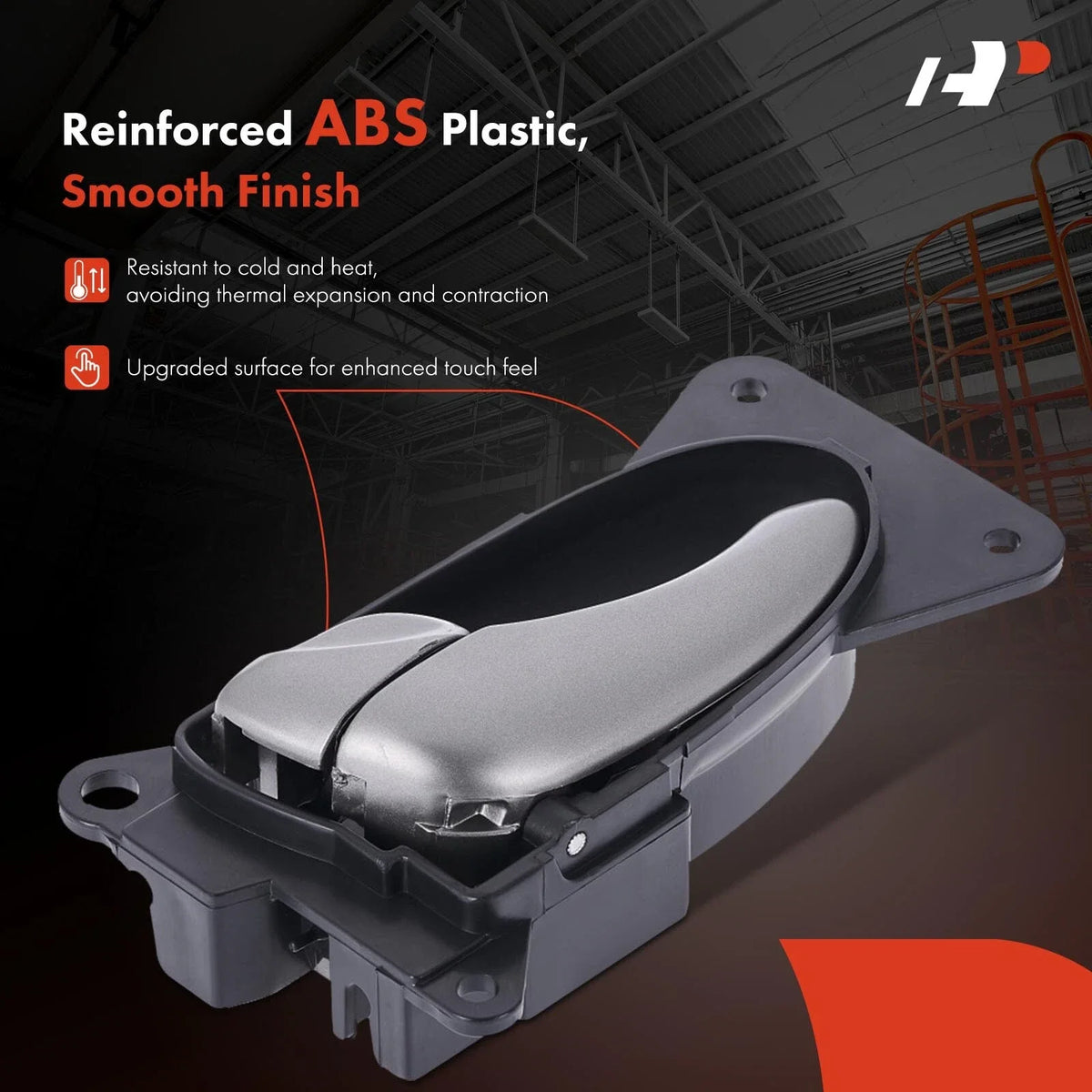 Left Interior Door Handle - Silver Smooth for 2002-2005 Nissan Altima