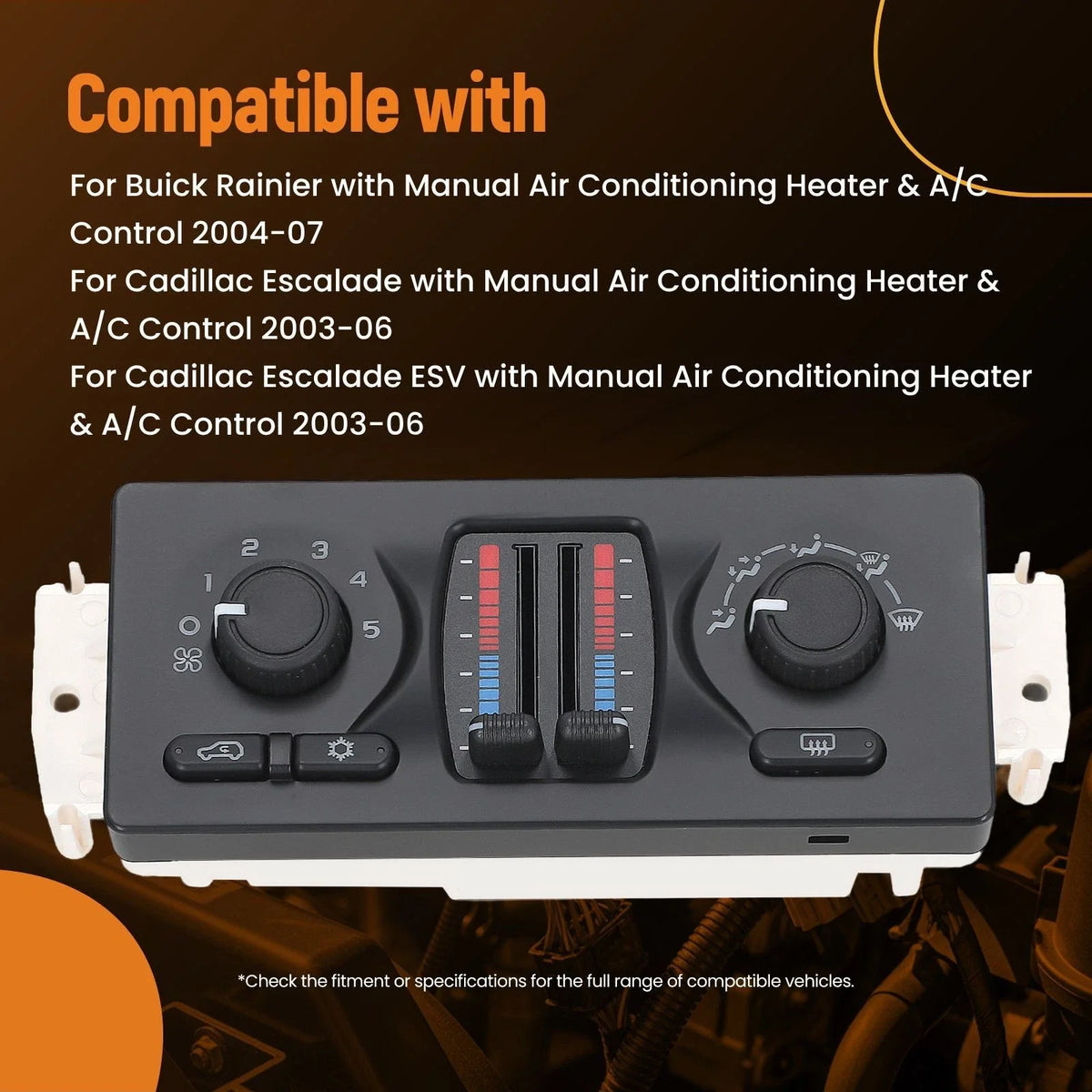 Climate Control Module (15203181, 599-210XD) for Chevy GMC Cadillac
