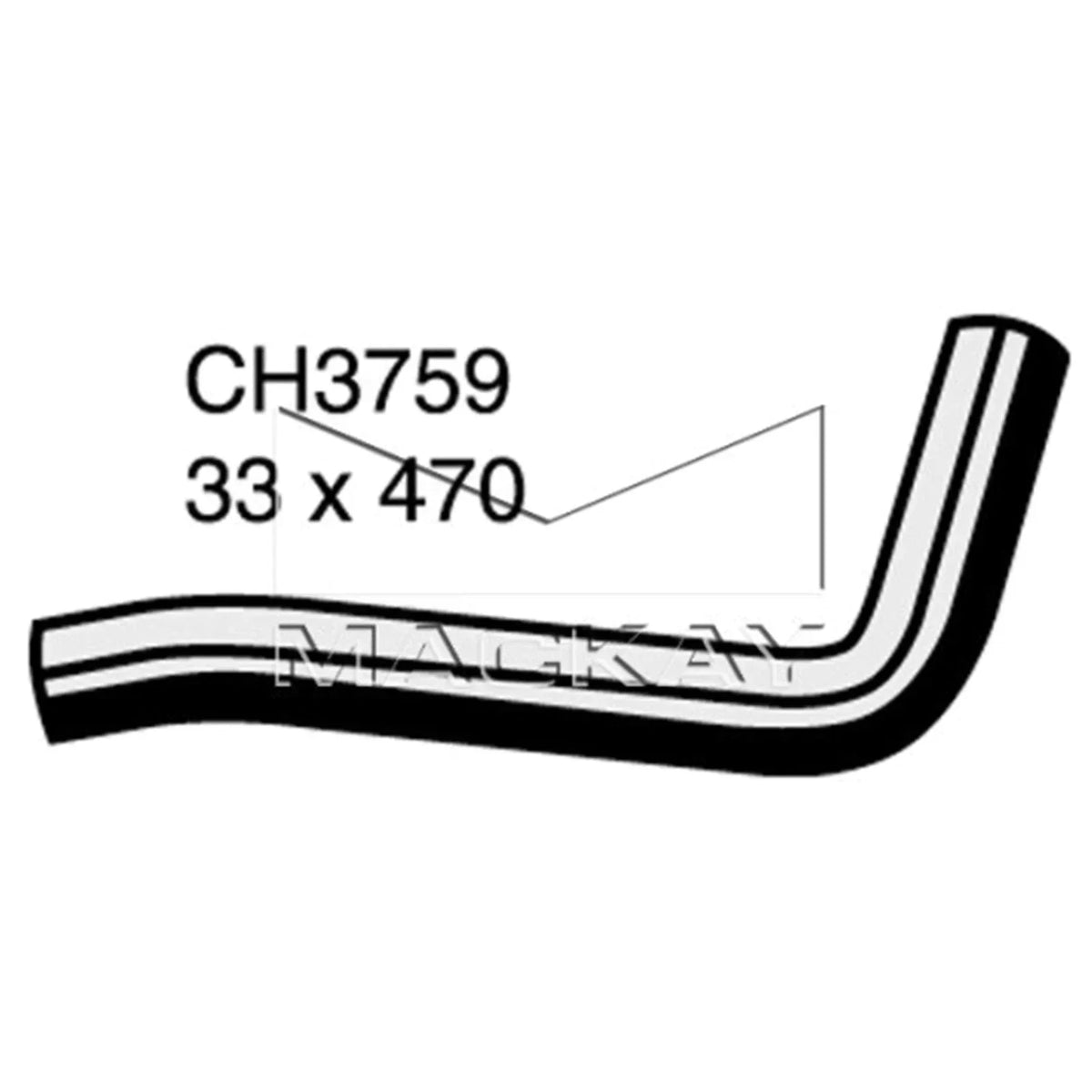 Upper Radiator Hose for Toyota Landcruiser Prado (2003-2009)