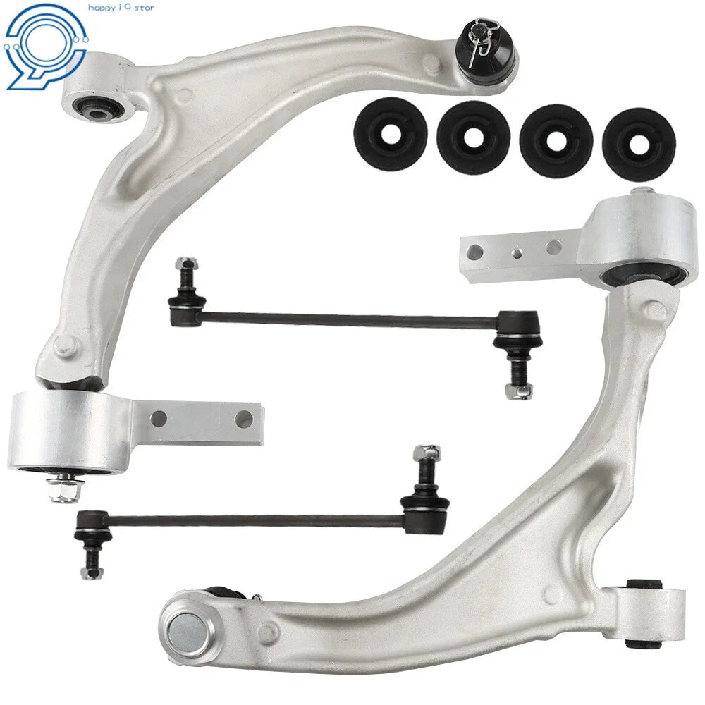 Set of 4 Front Lower Control Arms Sway Bar Links for Honda Pilot (2009–2015)