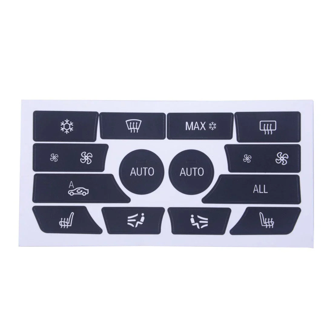 Decal Kit for Dash Climate Control Panel BMW 5 Series 2001-2006