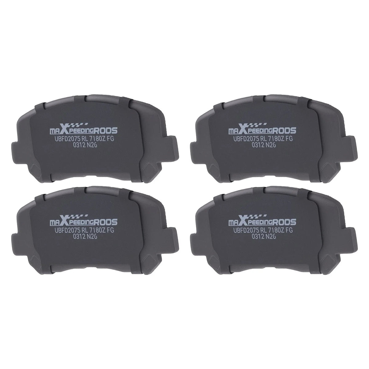 Brake Pads Kit - 8pcs Ceramic for CX-5 2016-2024 D1623 D1846