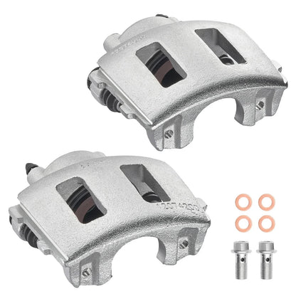 Front Brake Calipers (Set of 2) for Jeep Wrangler TJ, Cherokee XJ 1990-2001