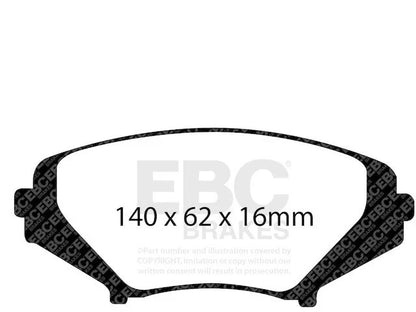 KD356HC Front Brake Pads for Mazda RX-8 2004 to 2011