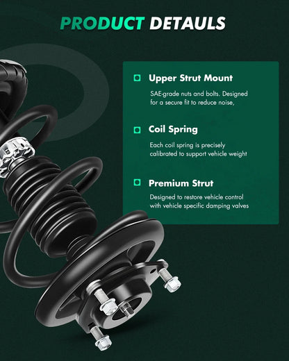 Complete Strut Assembly with Springs for Lancer (2008-2011)