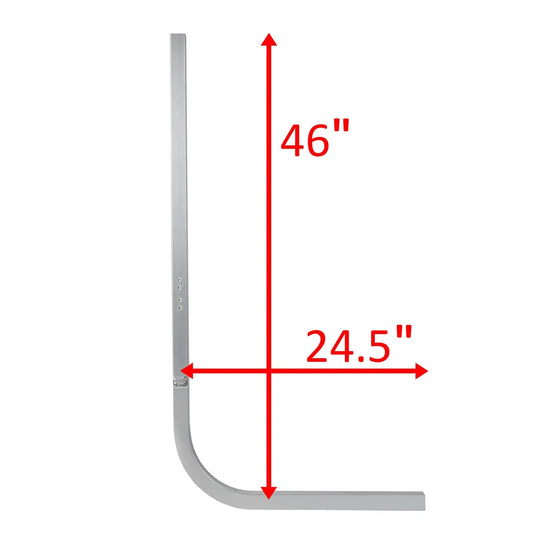 1-1/8" Thick Aluminum 46" Boat Trailer Guide Poles for Boat Trailers