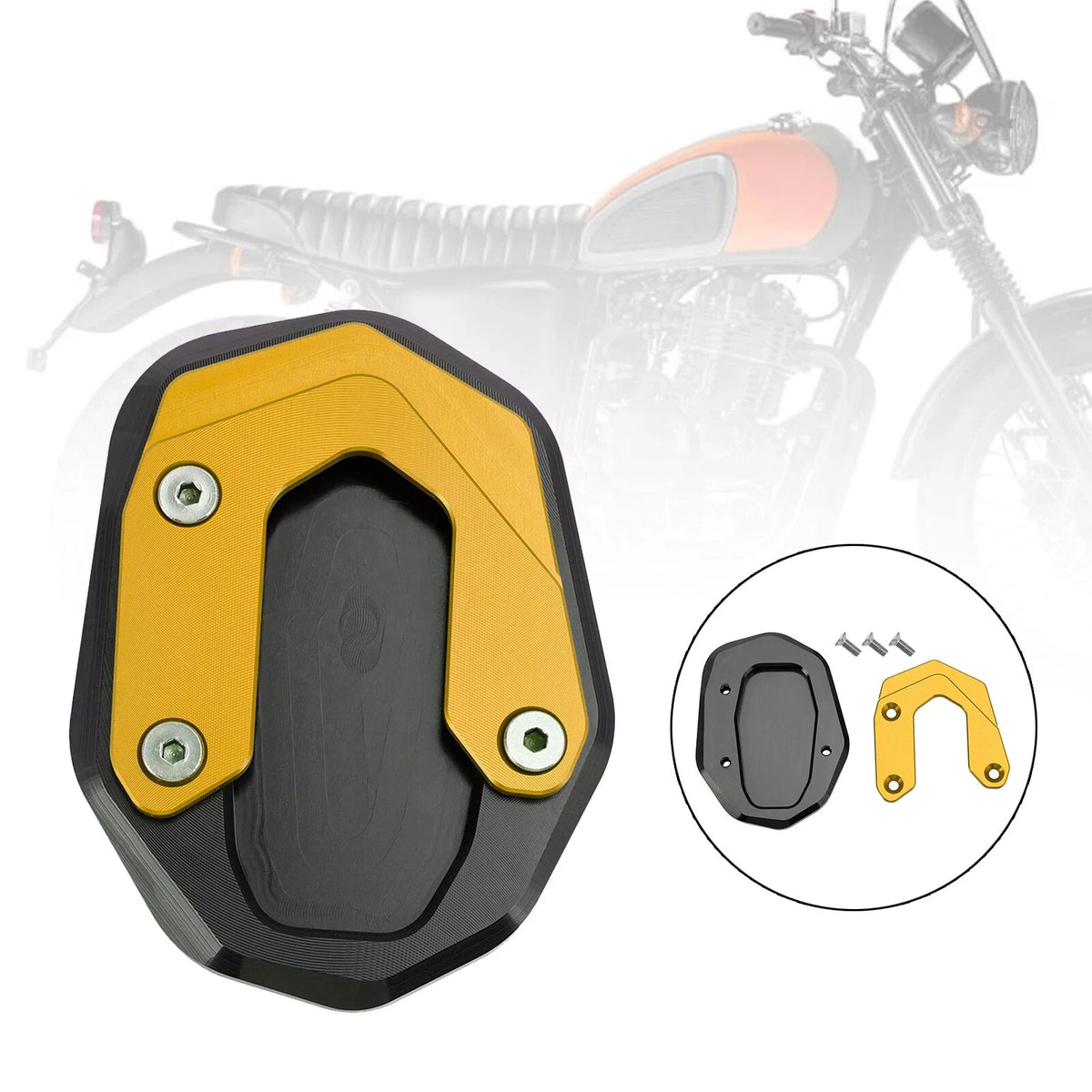 Kickstand Enlarger Plate Pad for Ducati Scrambler 800 (2015–2019) T9
