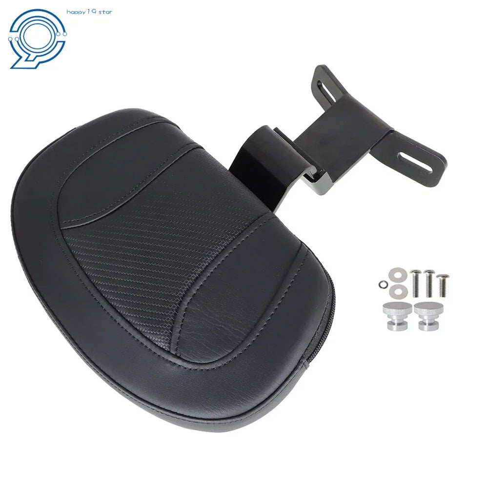 Front Driver Rider Backrest Pad for Harley Touring Road King Glide CVO (2009–2022)
